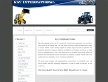 Tablet Screenshot of navinternational.com